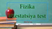 Fizika attestatsiya