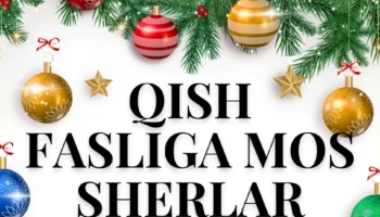 Qish fasliga mos sherlar