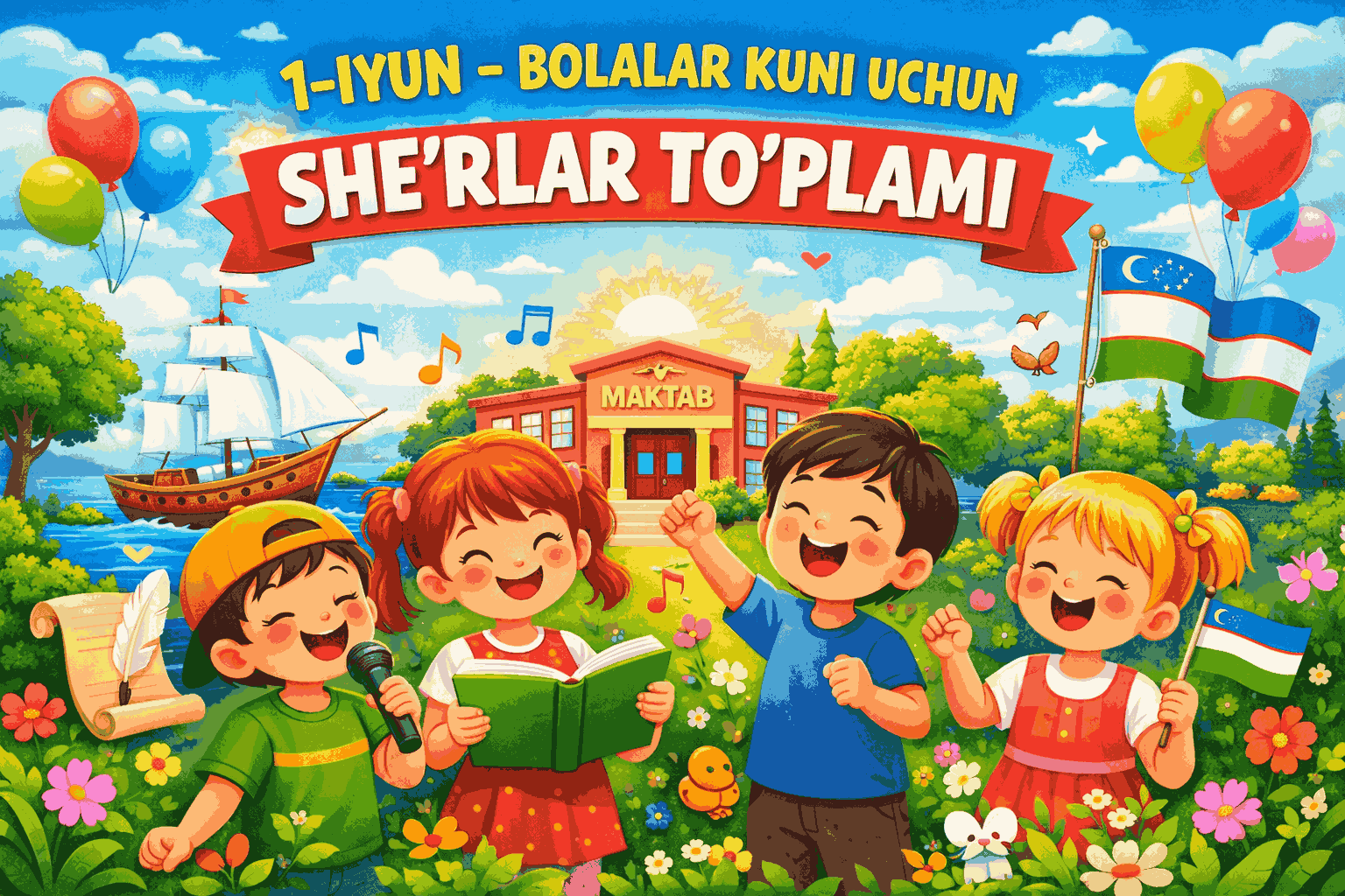 1-IYUN BOLALAR KUNI UCHUN SHERLAR TO‘PLAMI