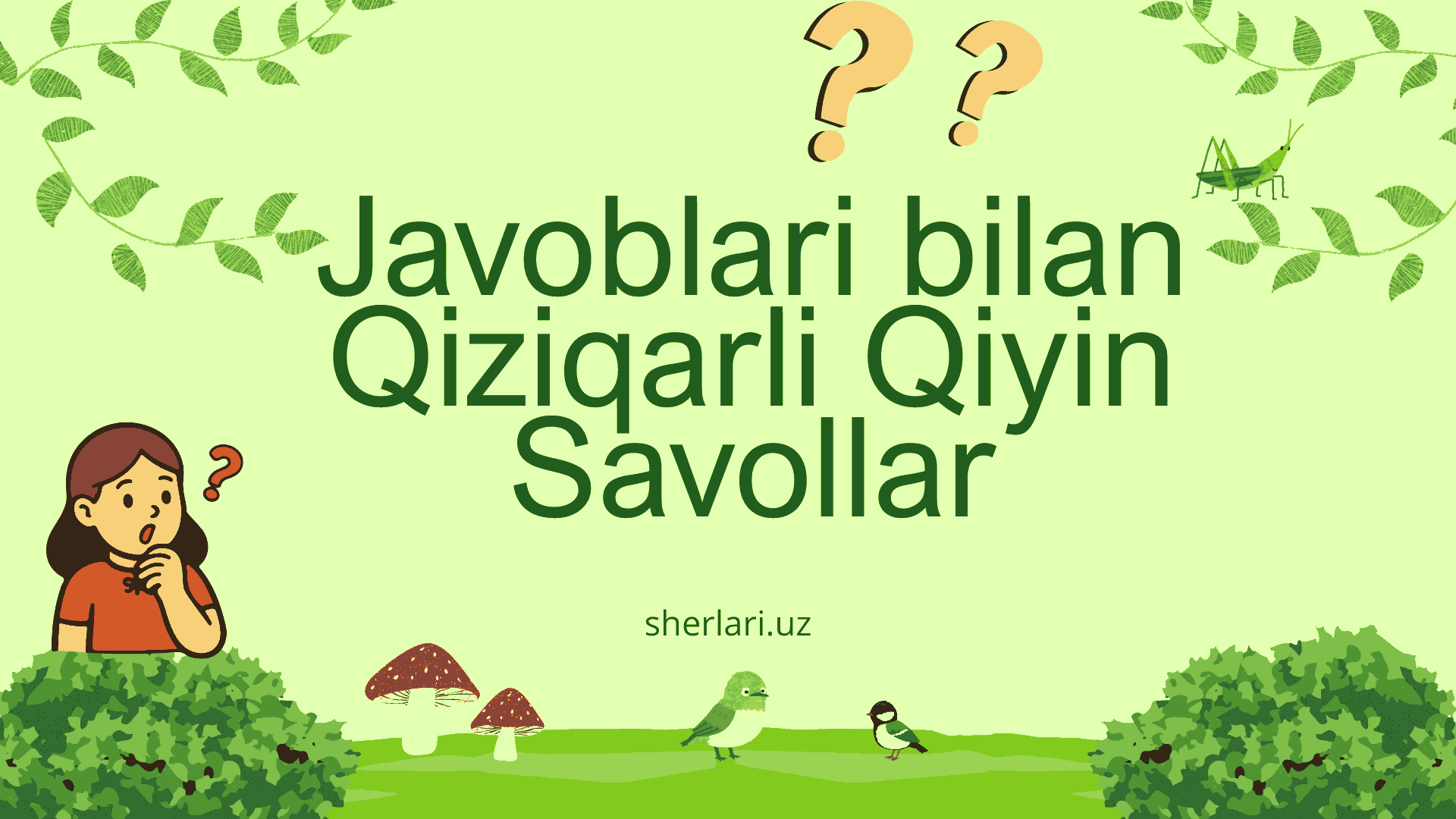 Javoblari bilan Qiziqarli Qiyin Savollar